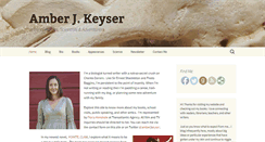 Desktop Screenshot of amberjkeyser.com