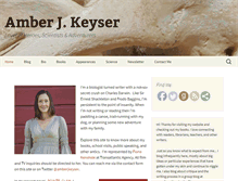 Tablet Screenshot of amberjkeyser.com